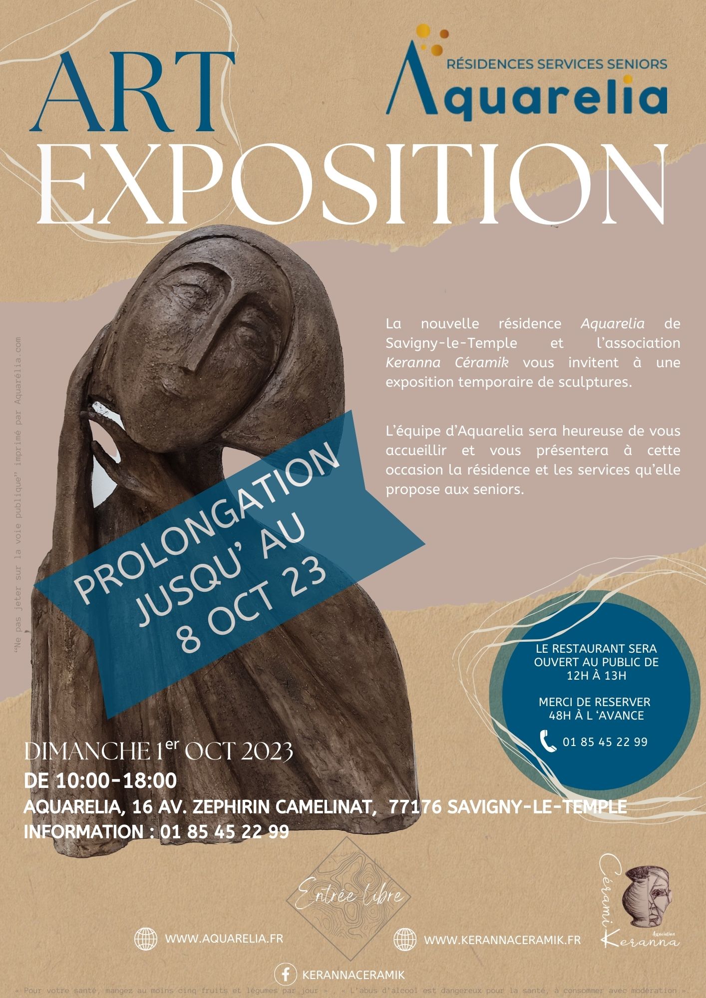 Flyer exposition aquarelia keranna 1-10-23